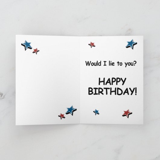 Hillary Birthday Email Kaart - Wanneer de FBI mij  (Binnen)