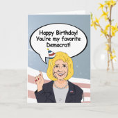 Hillary Birthday Kaart - Je bent mijn favoriete De (Gele Bloem)