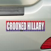 Hillary Bumpersticker (Op auto)