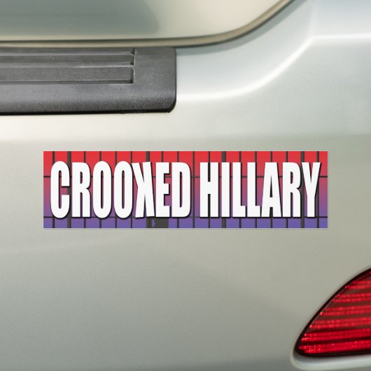 Hillary Bumpersticker (Op auto)