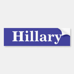 Hillary Bumpersticker