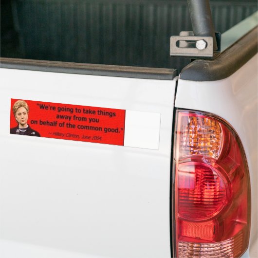 Hillary Bumpersticker (Op Truck)
