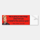 Hillary Bumpersticker (Voorkant)
