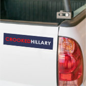 Hillary Bumpersticker (blauw) (Op Truck)