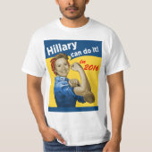 Hillary Can do it 2016 T-shirt (Voorkant)