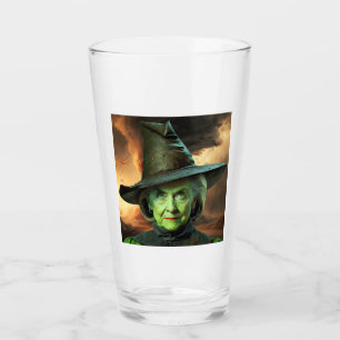 Hillary Cinton Wyed Witch van de Verenigde Staten Glas