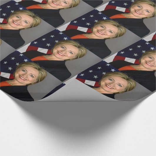 Hillary Clinton2 Cadeaupapier (Hoek)