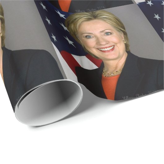 Hillary Clinton2 Cadeaupapier (Rol Hoek)