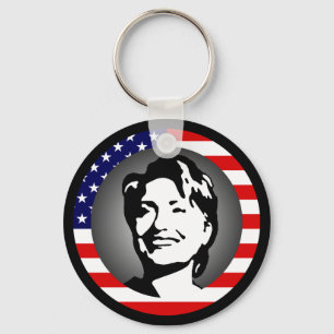 Hillary Clinton 08, Amerikaanse vlag. Sleutelhanger