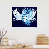 hillary clinton 08. hi-fi. v1. poster (Keuken)