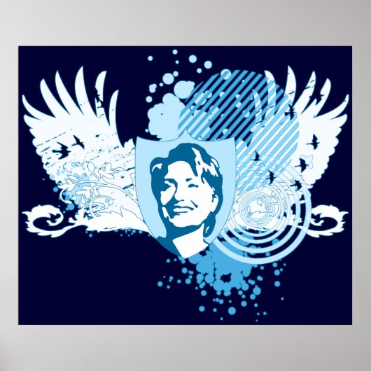 hillary clinton 08. hi-fi. v1. poster (Voorkant)