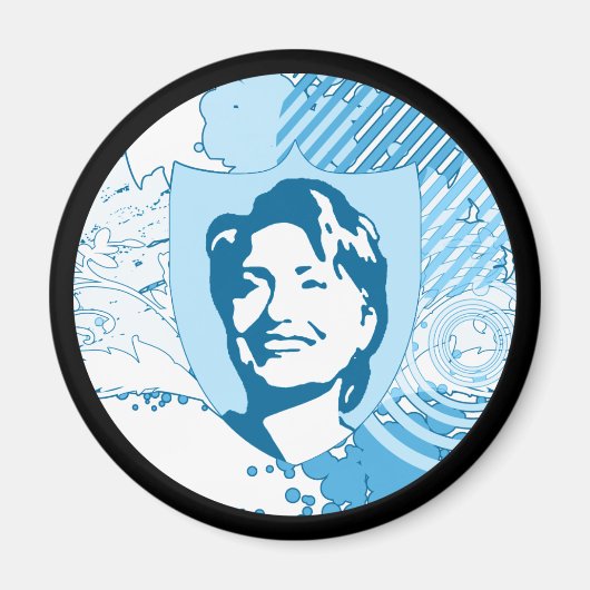 Hillary Clinton 08. Magneet (Voorkant)