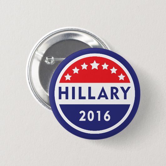 Hillary Clinton 16 Button (Voorkant /achterkant)