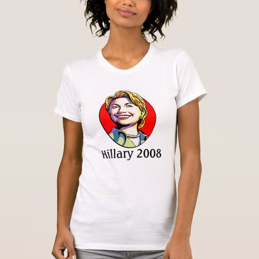 Hillary Clinton 2008 Shirt (Voorkant)