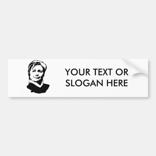 Hillary Clinton 2012 Bumpersticker (Voorkant)