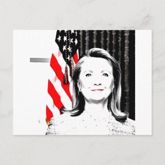 Hillary Clinton 2016 Briefkaart (Voorkant)