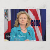 Hillary Clinton 2016 Briefkaart (Voorkant)