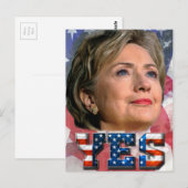 Hillary Clinton 2016 Briefkaart (Voorkant / Achterkant)