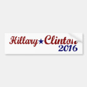 Hillary Clinton 2016 Bumpersticker (Voorkant)
