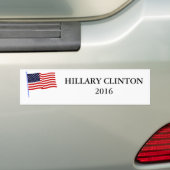 Hillary Clinton 2016 Bumpersticker (Op auto)