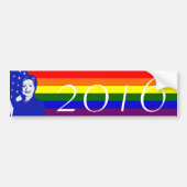 Hillary Clinton 2016 Bumpersticker (Voorkant)