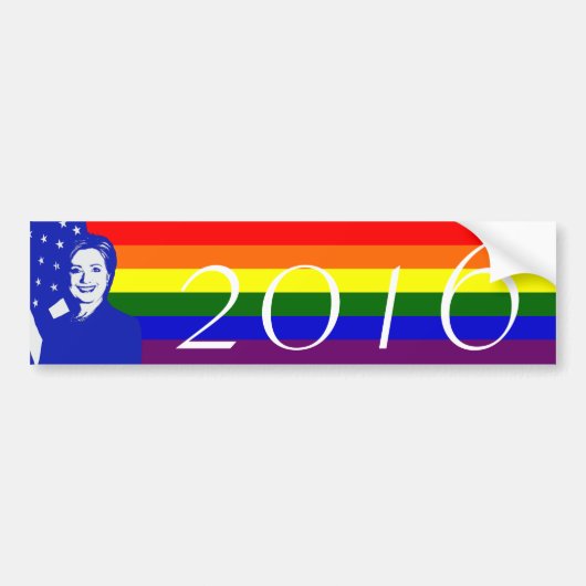 Hillary Clinton 2016 Bumpersticker (Voorkant)