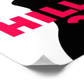 Hillary Clinton 2016 Campaign Retro Poster (klein) (Hoek)