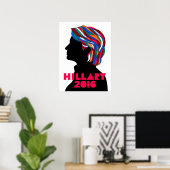 Hillary Clinton 2016 Campaign Retro Poster (M) (Thuiskantoor)