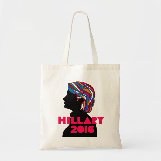 Hillary Clinton 2016 Canvas tas (Voorkant)