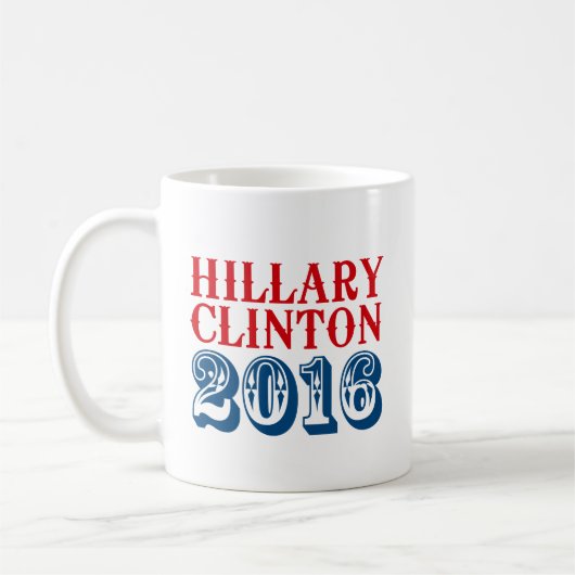 HILLARY CLINTON 2016 CLASSIC.png Koffiemok (Links)