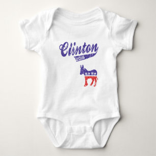 Hillary Clinton 2016 Democraten Sporty Romper