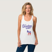 Hillary Clinton 2016 Democraten Sporty Tanktop (Volledige Voorkant)