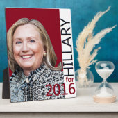 Hillary Clinton 2016 Fotoplaat (Zijkant)