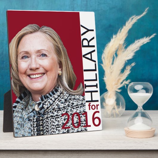 Hillary Clinton 2016 Fotoplaat (Zijkant)