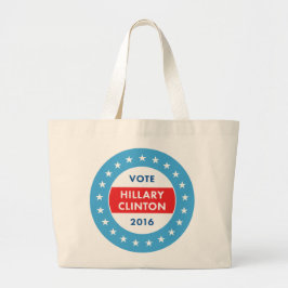 Hillary Clinton 2016 Grote Tote Bag