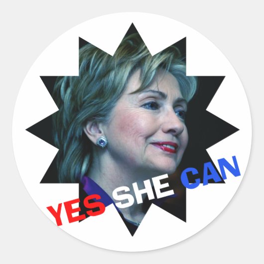 Hillary Clinton 2016 - Ja Ze Kan - Stickers (Voorkant)