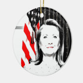 Hillary Clinton 2016 Keramisch Ornament (Links)