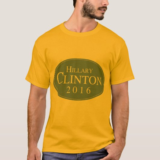 HILLARY CLINTON 2016 OVALESQUE -.png T-shirt (Voorkant)