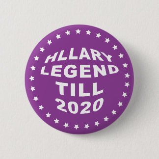 Hillary Clinton 2016 paarse Pinback Button 2