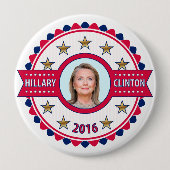 Hillary Clinton 2016 Pageant Campaign Button (Voorkant)