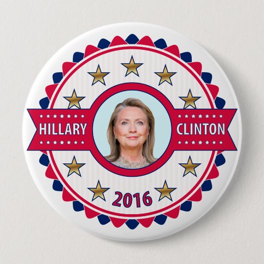 Hillary Clinton 2016 Pageant Campaign Button (Voorkant)