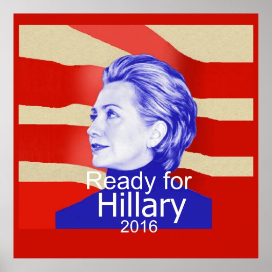 Hillary Clinton 2016 Poster (Voorkant)