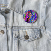 Hillary Clinton 2016 President Hippie Political Ronde Button 5,7 Cm (In situ)