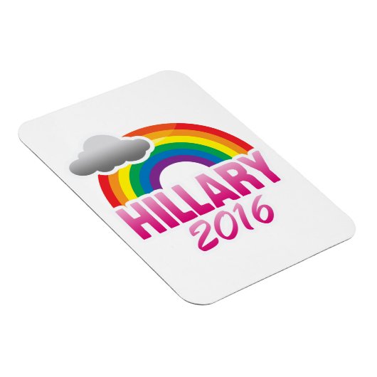 HILLARY CLINTON 2016 PRIDE -.png Magneet (Rechterzijde)