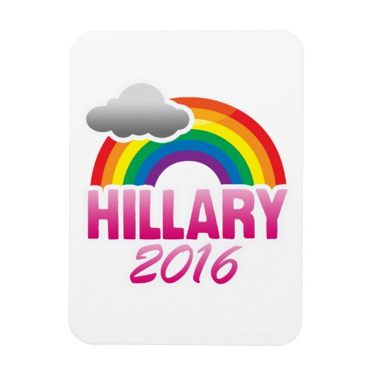HILLARY CLINTON 2016 PRIDE -.png Magneet (Verticaal)