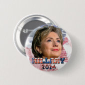 Hillary Clinton 2016 Ronde Button 5,7 Cm (Voorkant /achterkant)