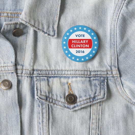 Hillary Clinton 2016 Ronde Button 5,7 Cm (In situ)