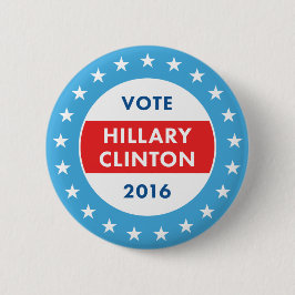 Hillary Clinton 2016 Ronde Button 5,7 Cm