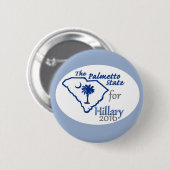 Hillary CLINTON 2016 Ronde Button 5,7 Cm (Voorkant /achterkant)