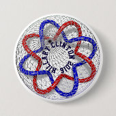 Hillary Clinton 2016 Ronde Button 7,6 Cm (Voorkant)